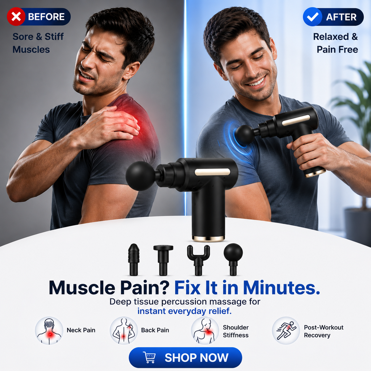 Massage Gun - Deep Tissue Relief