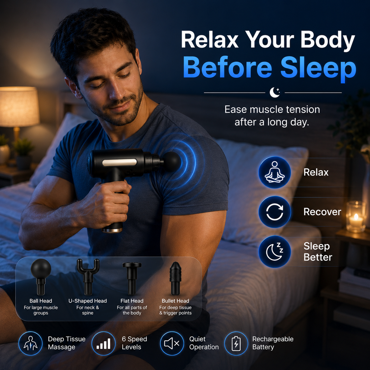 Massage Gun - Deep Tissue Relief