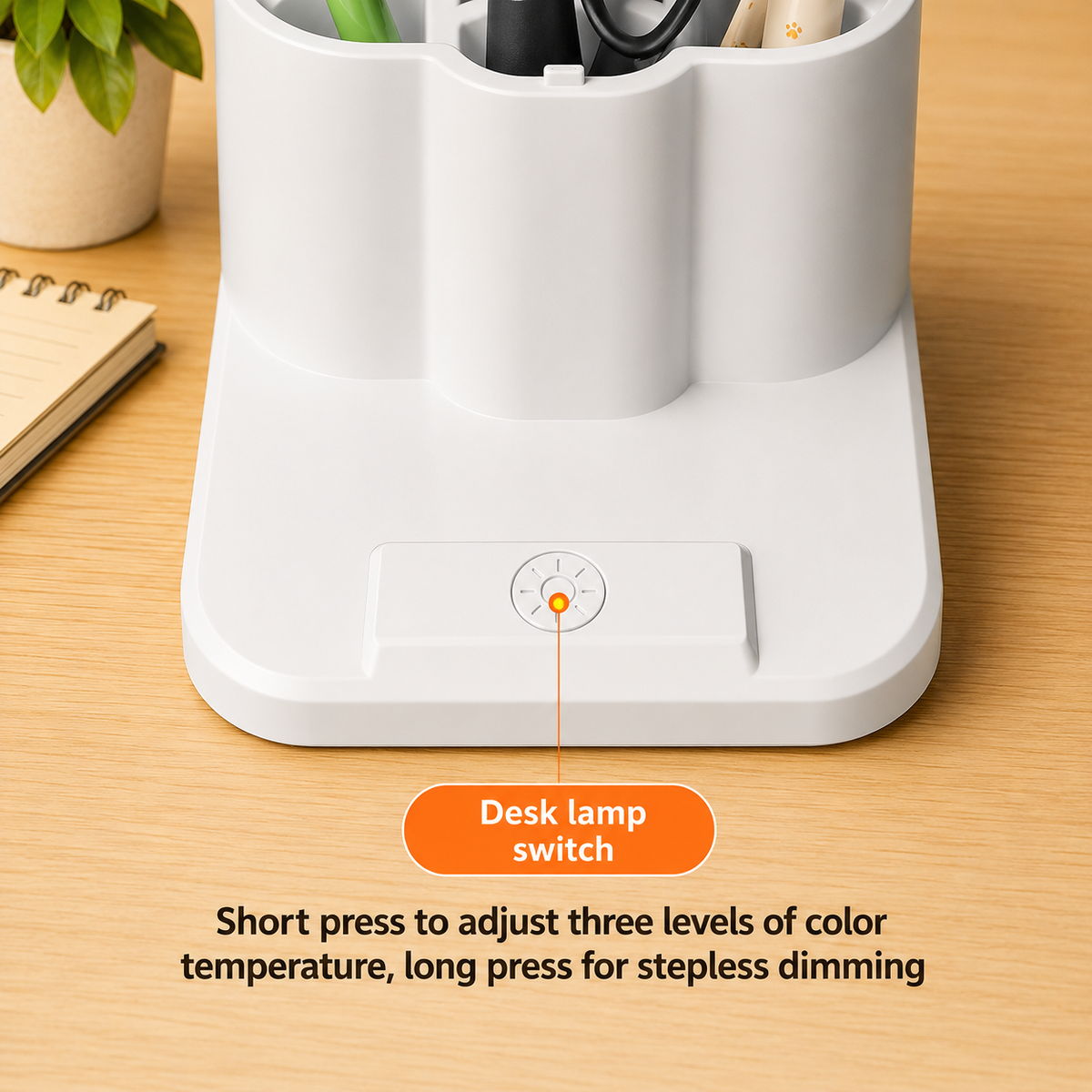 3-in-1 Rechargeable LED Desk Lamp