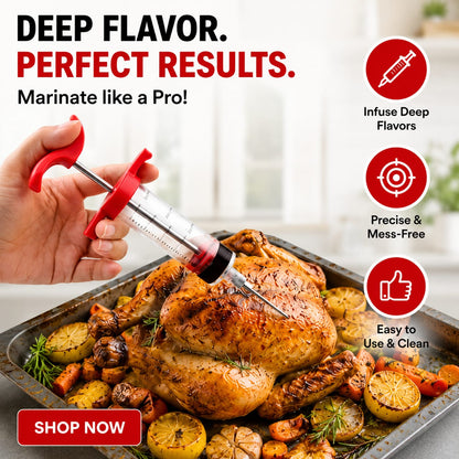 Premium Meat Marinade Injector